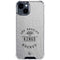NHL Los Angeles Kings Black Text iPhone 14 Clear Case